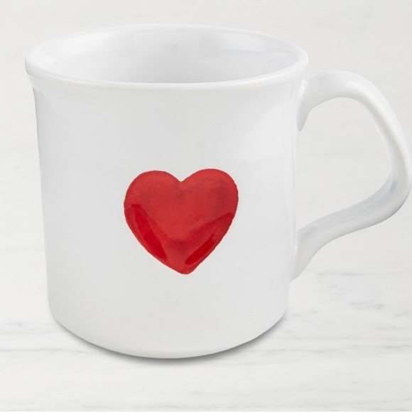 Williams Sonoma Red Heart Mug and Tray Set - Picture 7 of 7